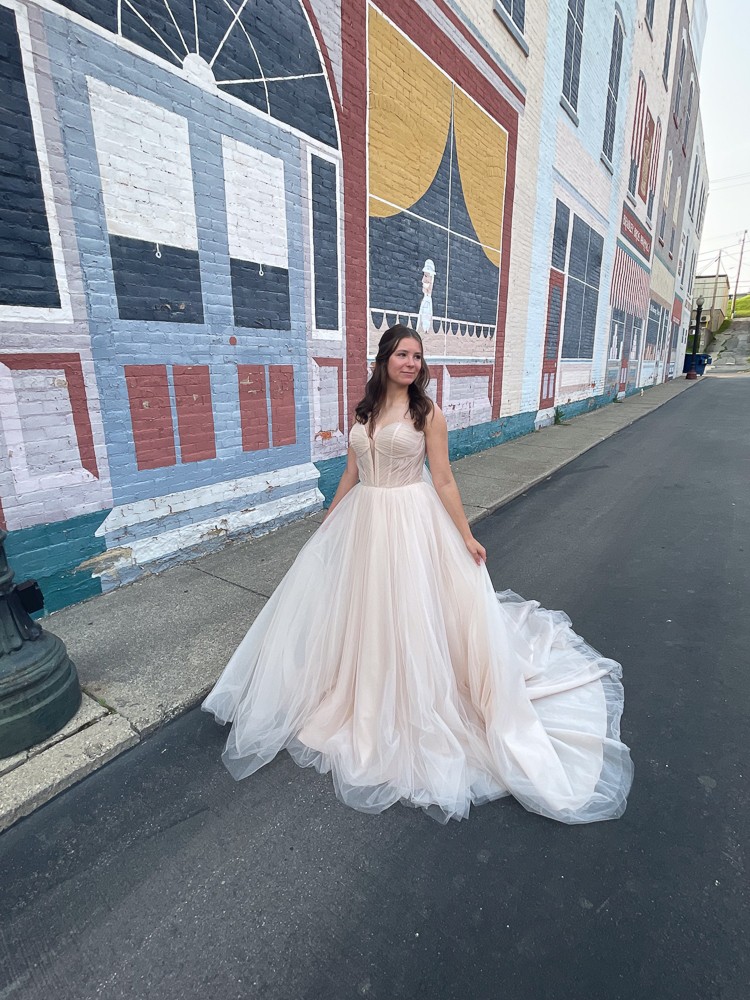 ball gown wedding dress at ellen's bridal in wabash indiana